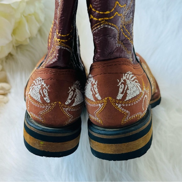 Toddler Old Corral Mexican Horse Embroidered Western Boots - Picture 6 of 6